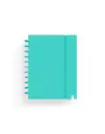 CUADERNO INGENIOX VERDE AGUA CON RECAMBIO 5X5 MM, TAMAO DIN A5