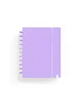 CUADERNO INGENIOX MALVA PASTEL CON RECAMBIO 5X5 MM, TAMAO DIN A5