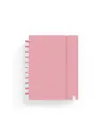 CUADERNO INGENIOX ROSA PASTEL CON RECAMBIO 5X5 MM, TAMAO DIN A5