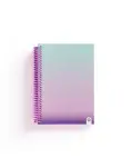 CUADERNO TAMAO A5 VIOLETA CON CUADRICULA 4X4