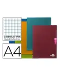 CUADERNO CUADROS 4 MM 48 HOJAS 90 GRS, TAMAO FOLIO CON GRAPA