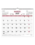 CALENDARIO DE PARED 2025 MENSUAL, TAMAO 32X30 CM