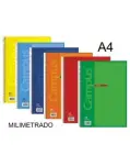 CUADERNO MILIMETRADO, TAMAO FOLIO CON ESPIRAL