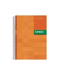 CUADERNO CUADROS 4 MM 90 GR, TAMAO FOLIO CON ESPIRAL 80 HOJAS