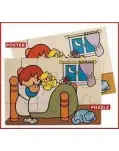 PUZZLE 9 PIEZAS ZARO DURMIENDO