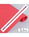 PAPEL KRAFT 3 METROS COLOR  ROJO