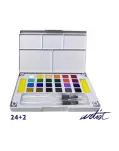 CAJA DE 24 ACUARELAS POCKETBOX ARTIST CON PINCEL