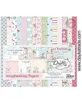 KIT DE PAPEL PARA SCRAPBOOKING MOMENTOS INOLVIDABLES NIA 30X30 CM