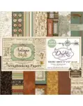 KIT DE PAPEL PARA SCRAPBOOKING ANTIQUE STYLE 30X30 CM