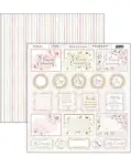 PAPEL SCRAPBOOKING 30X30 CM COMUNIN NIA, ETIQUETAS