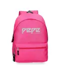 MOCHILA PEPE JEANS UMA FUCSIA 42 CM