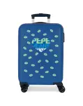 MALETA DE CABINA PEPE JEANS RUTH AZUL 38 X 55 X 20 CM