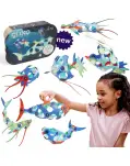 CLIXO PACK GLOW OCEAN CREATURES 24 PIEZAS