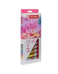 SET ACRLICO ESTUCHE 12X12ML ART CREATION