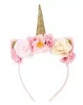 DIADEMA UNICORNIO, TONOS ROSAS