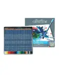 ESTUCHE METLICO MARINO 24 COLORES ACUARELABLES