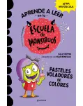 ESCUELA DE MONSTRUOS 5. PASTELES VOLADORES DE COLORES. LETRA EN MAYSCULA