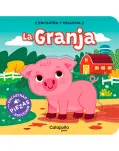 ENCAJA Y ESCUCHA, LA GRANJA. LIBRO CON LETRA EN MAYSCULA