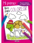 MI PRIMER LIBRO PARA COLOREAR ROSA, LIBRO DE PEGATINAS