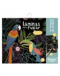 LMINAS PARA RASCAR, AVES FANTSTICAS