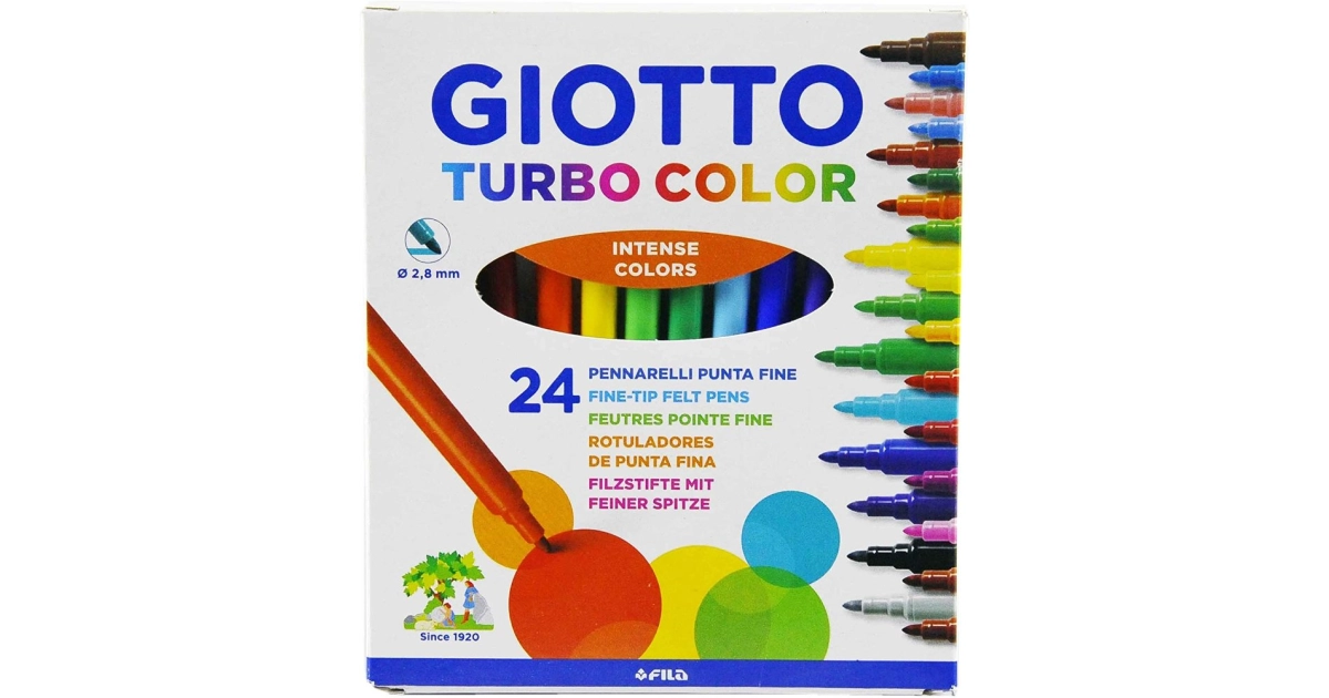 ROTULADORES GIOTTO TURBO COLOR (24 COLORES)