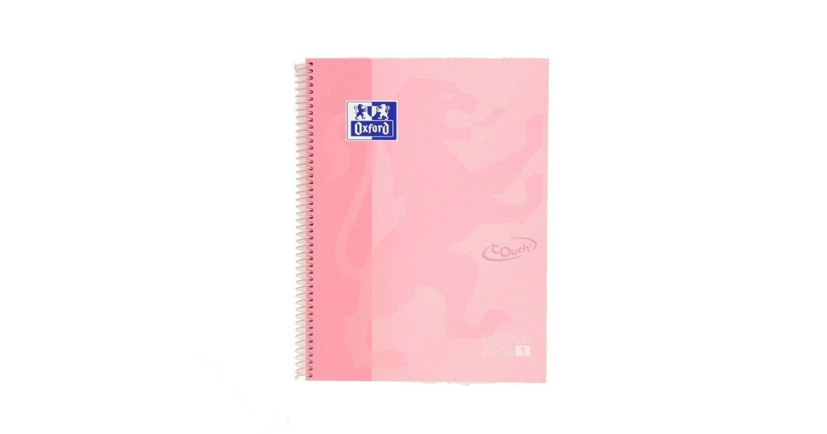 CUADERNO CC OXFORD ROSA PASTEL