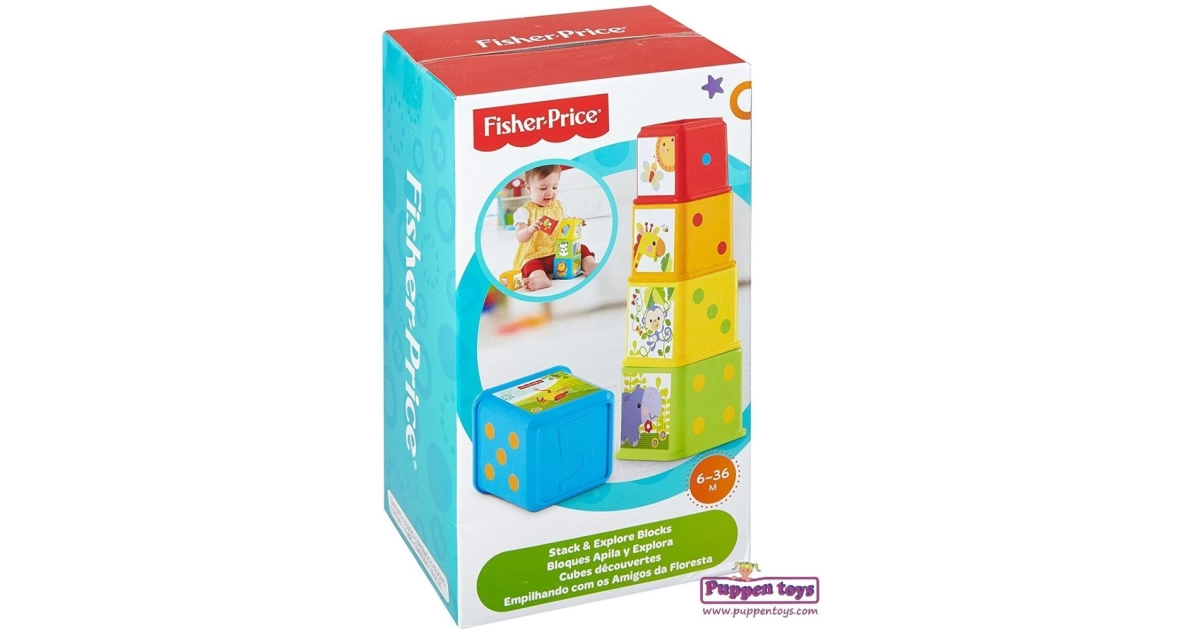 Niño Fisher Price Bloques Apila Y Explora Juguete Para Bebés