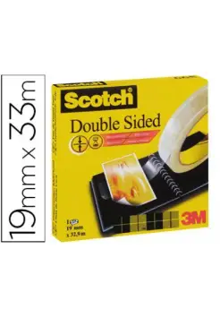 CINTA ADHESIVA SCOTCH DOS CARAS 33X19 MM