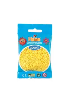 HAMA MINI AMARILLO FLUORESCENTE BOLSA UNICOLOR 2000 UNIDS