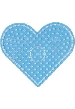 PLACA TRANSPARENTE HAMA MAXI CORAZN