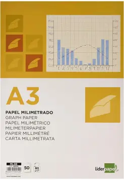 HOJA DE PAPEL MILIMETRADO DIN A-3