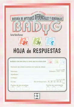 BADYG E3-M-S. HOJA DE RESPUESTAS (UNIDAD)