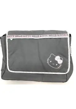 BOLSA BANDOLERA GRIS HELLO KITTY