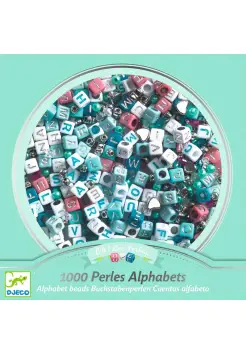 SET PULSERAS, 1000 PERLAS ALFABETO