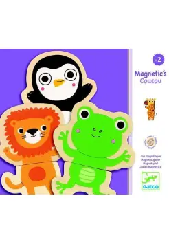 COCOU MAGNETIC, PUZZLE DE ANIMALES DE MADERA MAGNTICOS