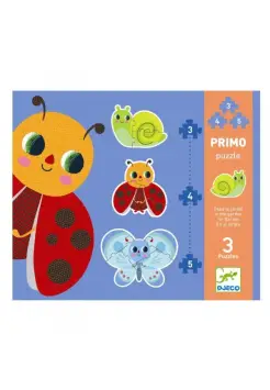 PUZZLE EVOLUTIVO EN EL JARDN, 3, 4 Y 5 PIEZAS