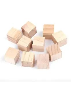 DADOS DE MADERA 6 X 6 MM 