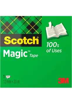 CINTA ADHESIVA 33X12 INVISIBLE SCOTCH MAGIC