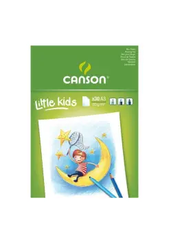 BLOC DE DIBUJO LITTLE KIDS VERDE A3, PAPEL DE 90 GRAMOS