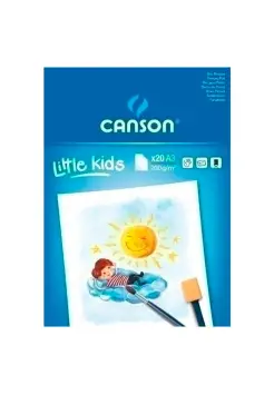 BLOC DE DIBUJO LITTLE KIDS AZUL A3, PAPEL DE 200 GRAMOS