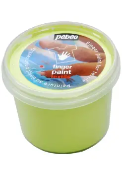 PINTURA DE DEDOS TEXTIL VERDE CLARO 100 ML