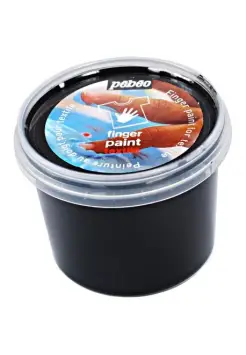 PINTURA DE DEDOS TEXTIL NEGRO 100 ML