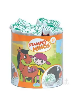 KIT 10 TAMPONES CABALLOS STAMPOMINOS