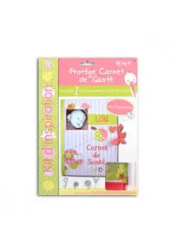 KIT PROTEGE CARNET PARA BEB, COLOR ROSA