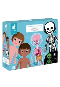 PUZZLE EDUCATIVO EL CUERPO HUMANO. 50, 75 Y 100 PIEZAS