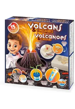 VOLCANES Y DINOSAURIOS. KIT DE 15 EXPERIMENTOS