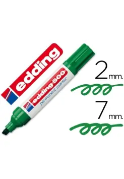 ROTULADOR PERMANENTE EDDING 500 VERDE