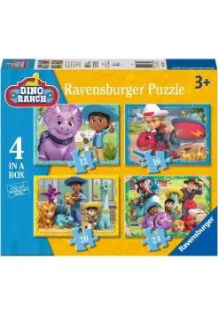 PUZZLES PROGRESIVOS 12-16-20-24 DINO RANCH