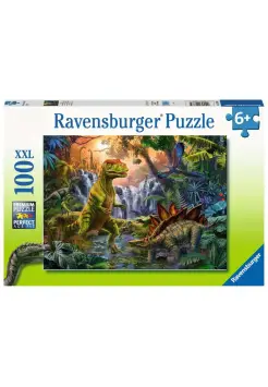 PUZZLE 100 PIEZAS XXL OASIS DE DINOSAURIOS