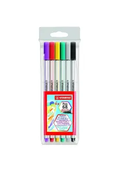 ROTULADOR PINCEL BRUSH CON 6 COLORES